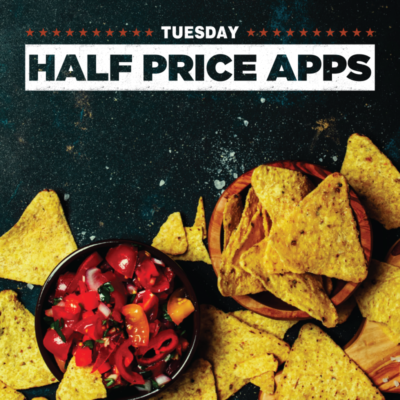 Half Price Appetizers Every Tuesday! Cape Gazette